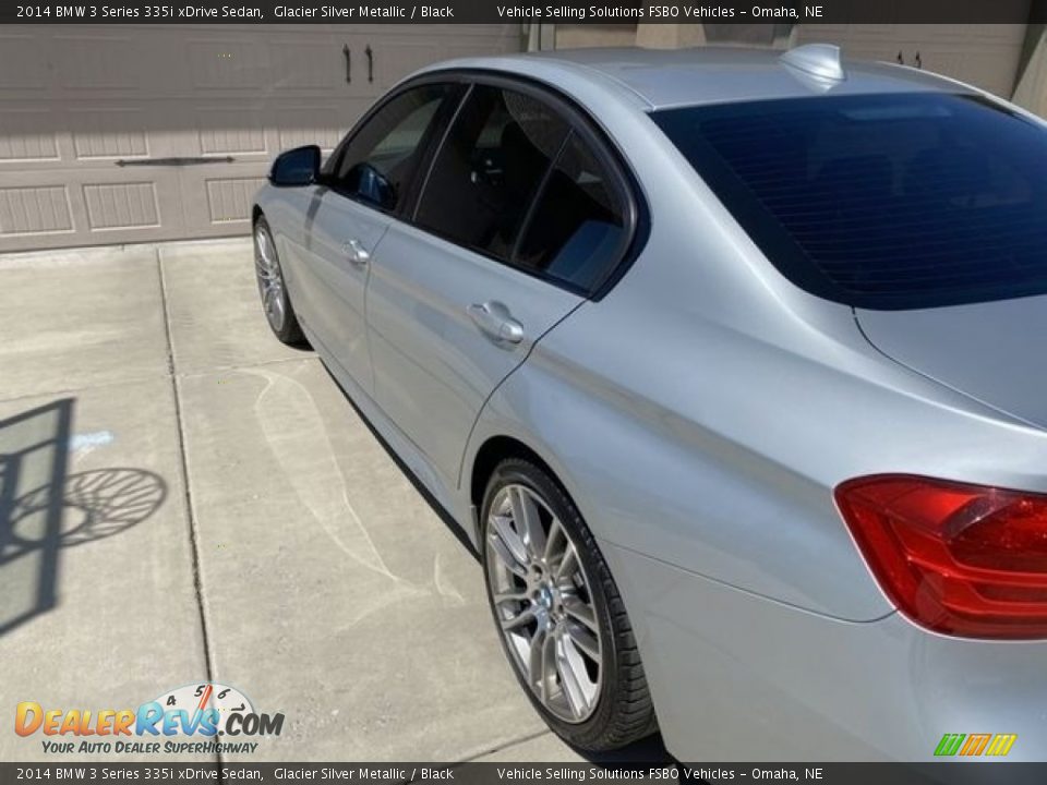 2014 BMW 3 Series 335i xDrive Sedan Glacier Silver Metallic / Black Photo #8