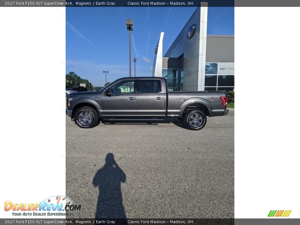 2017 Ford F150 XLT SuperCrew 4x4 Magnetic / Earth Gray Photo #8