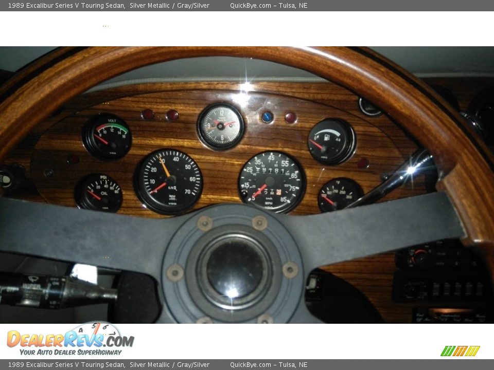 Dashboard of 1989 Excalibur Series V Touring Sedan Photo #8