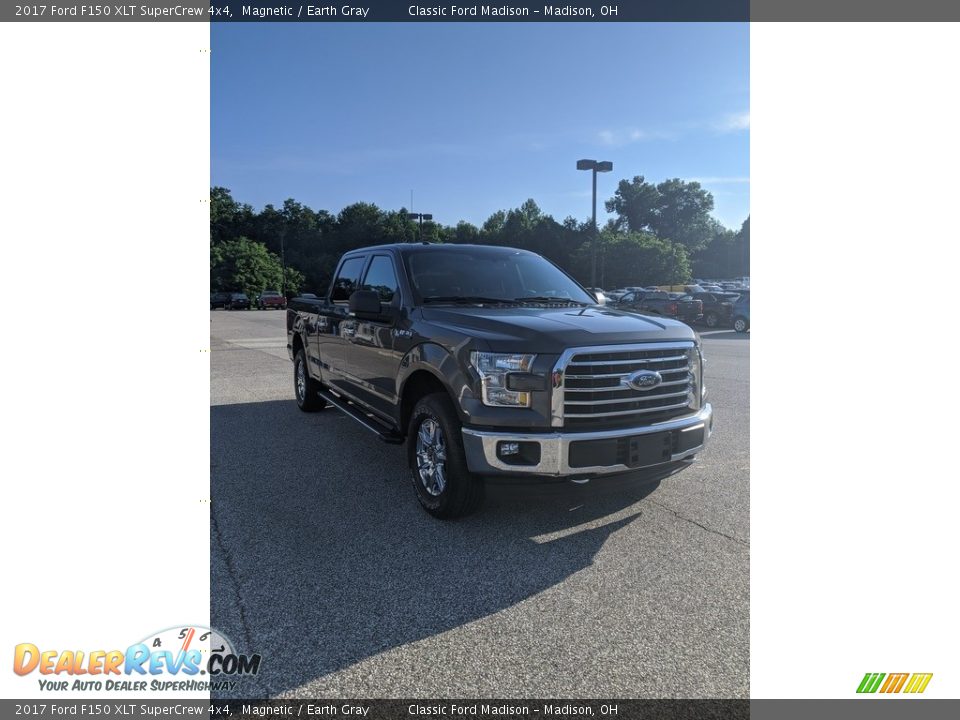 2017 Ford F150 XLT SuperCrew 4x4 Magnetic / Earth Gray Photo #13