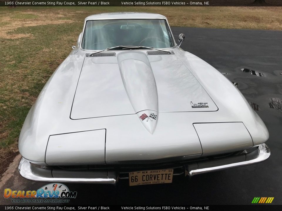 1966 Chevrolet Corvette Sting Ray Coupe Silver Pearl / Black Photo #13