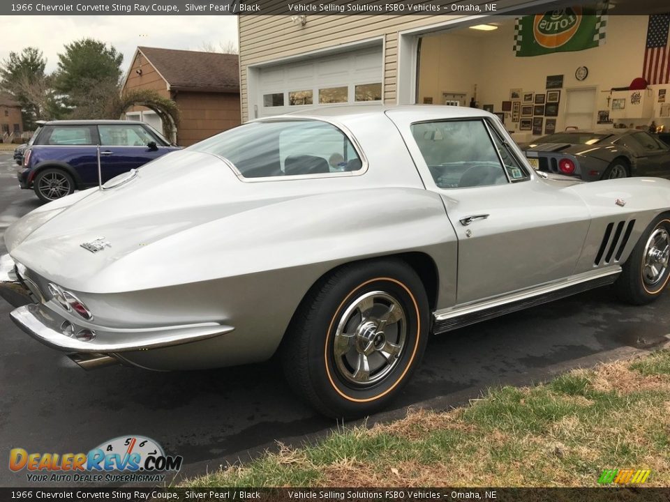 Silver Pearl 1966 Chevrolet Corvette Sting Ray Coupe Photo #14