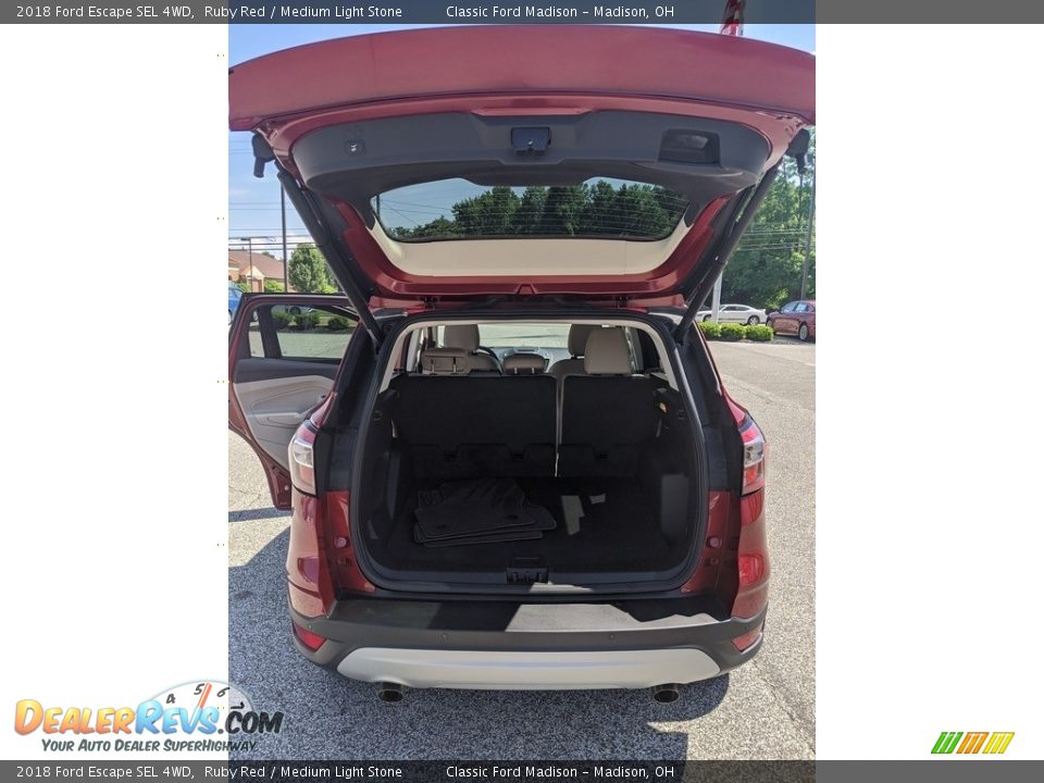 2018 Ford Escape SEL 4WD Ruby Red / Medium Light Stone Photo #4