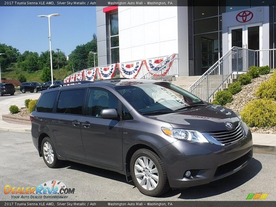 2017 Toyota Sienna XLE AWD Silver Sky Metallic / Ash Photo #1