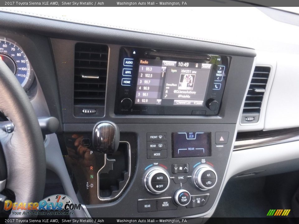 2017 Toyota Sienna XLE AWD Silver Sky Metallic / Ash Photo #3