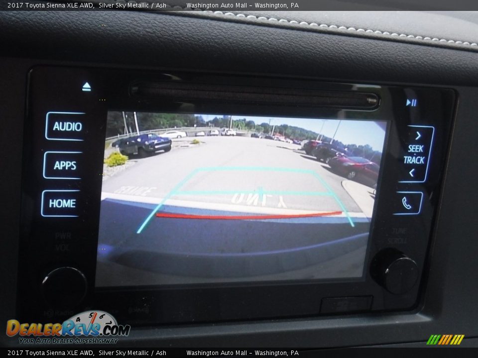 2017 Toyota Sienna XLE AWD Silver Sky Metallic / Ash Photo #6