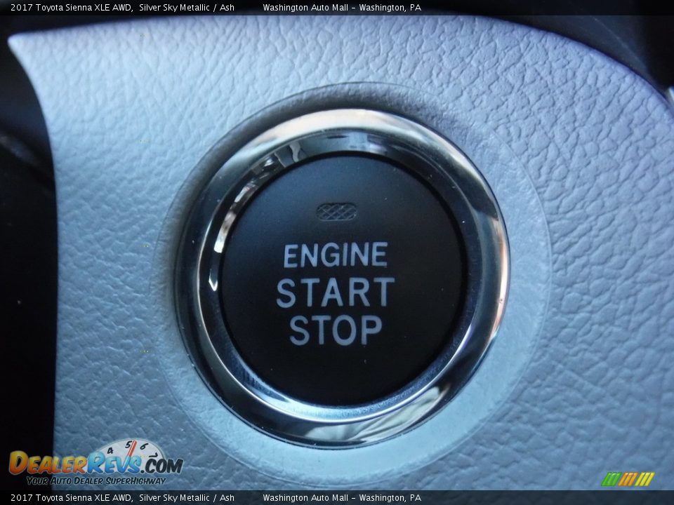 2017 Toyota Sienna XLE AWD Silver Sky Metallic / Ash Photo #8