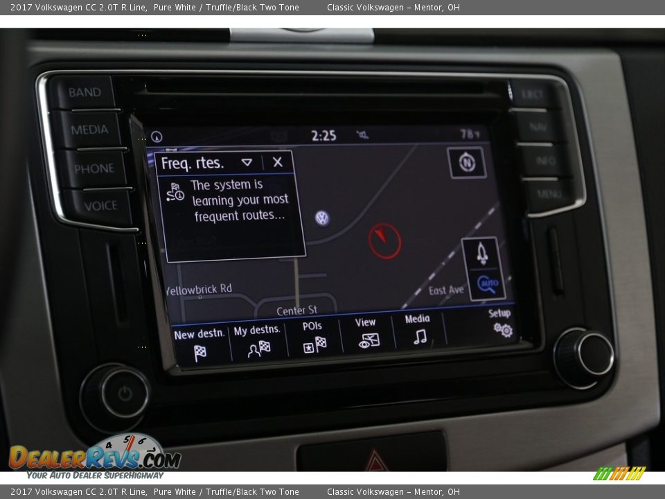 2017 Volkswagen CC 2.0T R Line Pure White / Truffle/Black Two Tone Photo #13