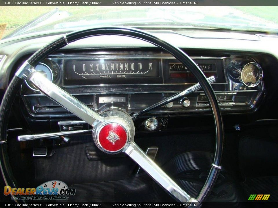 Dashboard of 1963 Cadillac Series 62 Convertible Photo #3