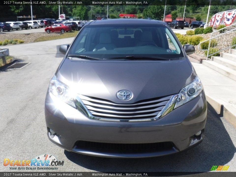 2017 Toyota Sienna XLE AWD Silver Sky Metallic / Ash Photo #12