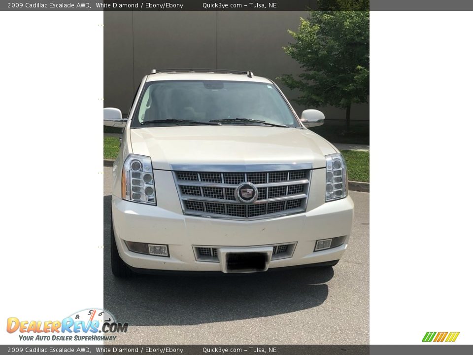 2009 Cadillac Escalade AWD White Diamond / Ebony/Ebony Photo #4