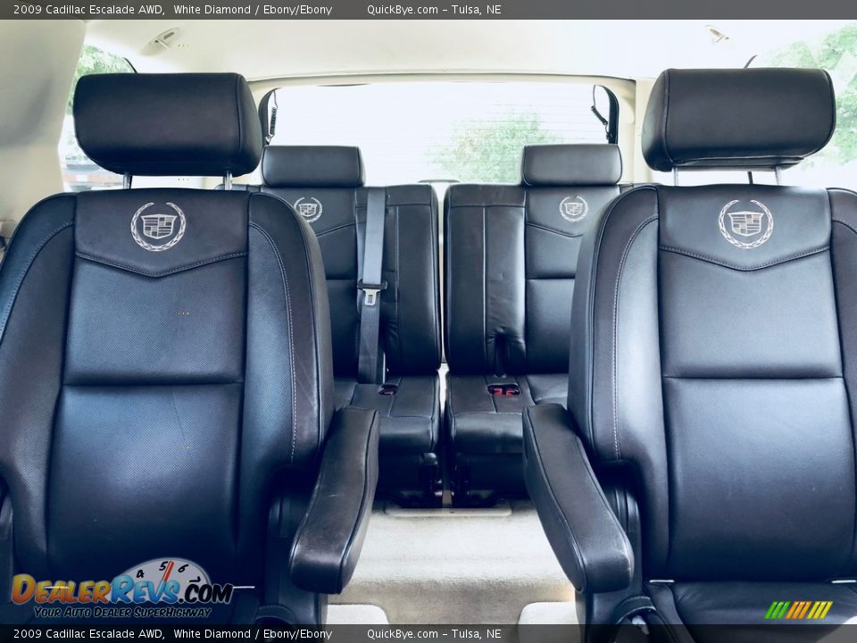 Rear Seat of 2009 Cadillac Escalade AWD Photo #13