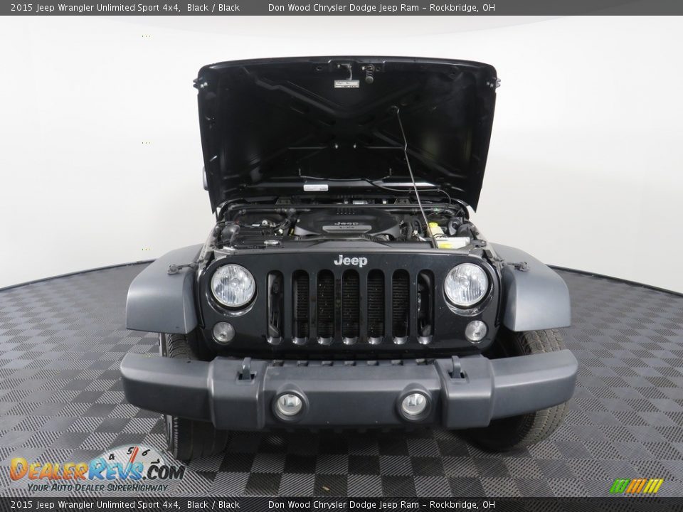 2015 Jeep Wrangler Unlimited Sport 4x4 Black / Black Photo #5