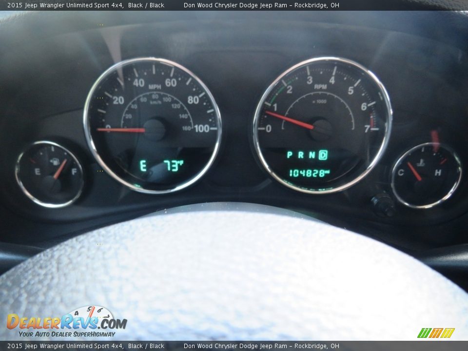 2015 Jeep Wrangler Unlimited Sport 4x4 Black / Black Photo #19