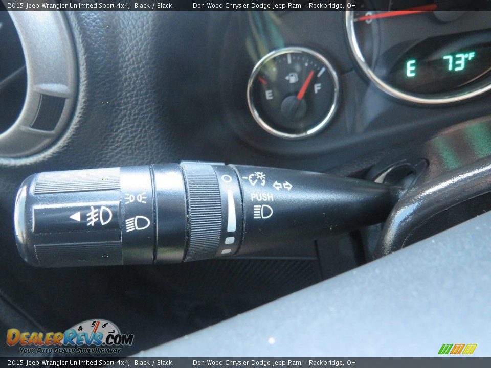 2015 Jeep Wrangler Unlimited Sport 4x4 Black / Black Photo #21