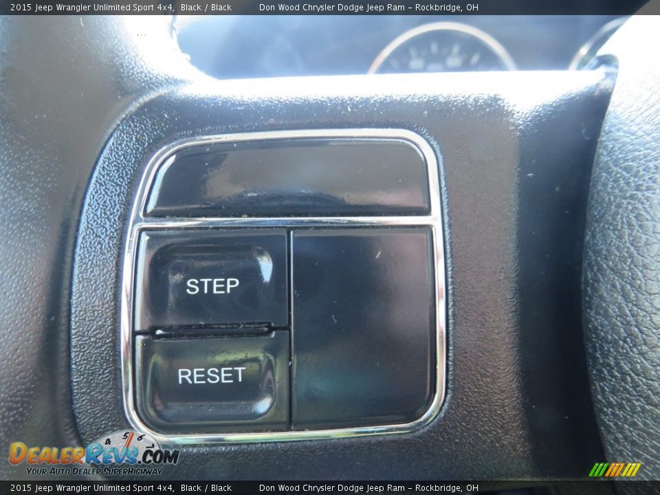 2015 Jeep Wrangler Unlimited Sport 4x4 Black / Black Photo #22