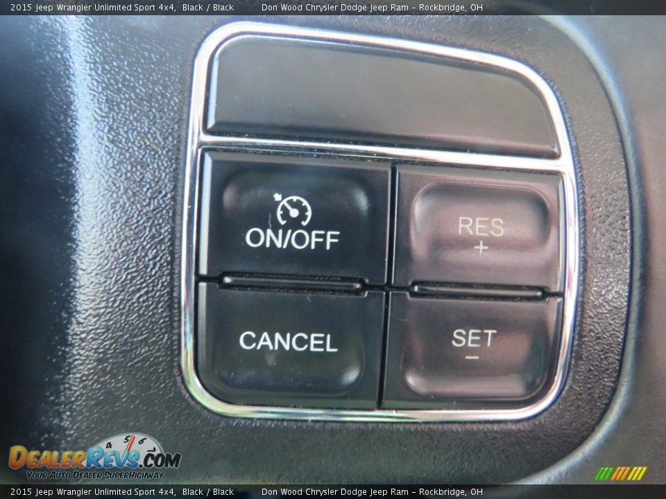 2015 Jeep Wrangler Unlimited Sport 4x4 Black / Black Photo #23