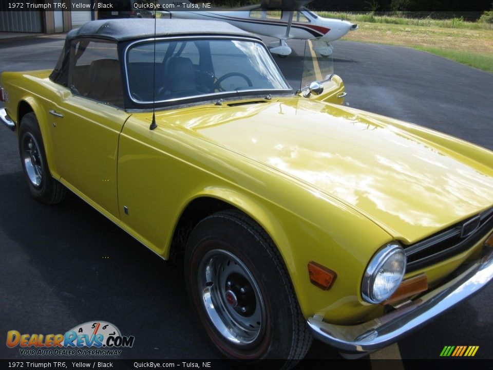 Yellow 1972 Triumph TR6  Photo #7