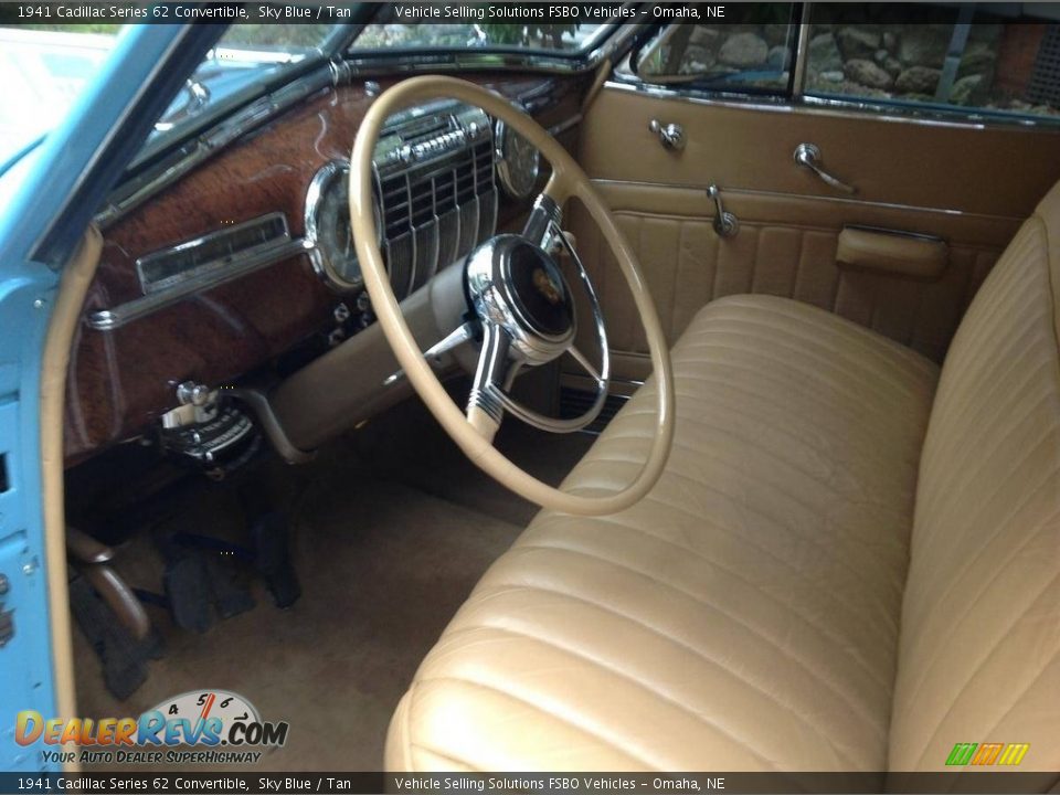 Tan Interior - 1941 Cadillac Series 62 Convertible Photo #2