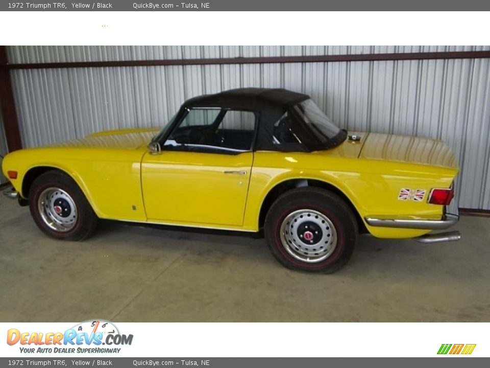 Yellow 1972 Triumph TR6  Photo #18