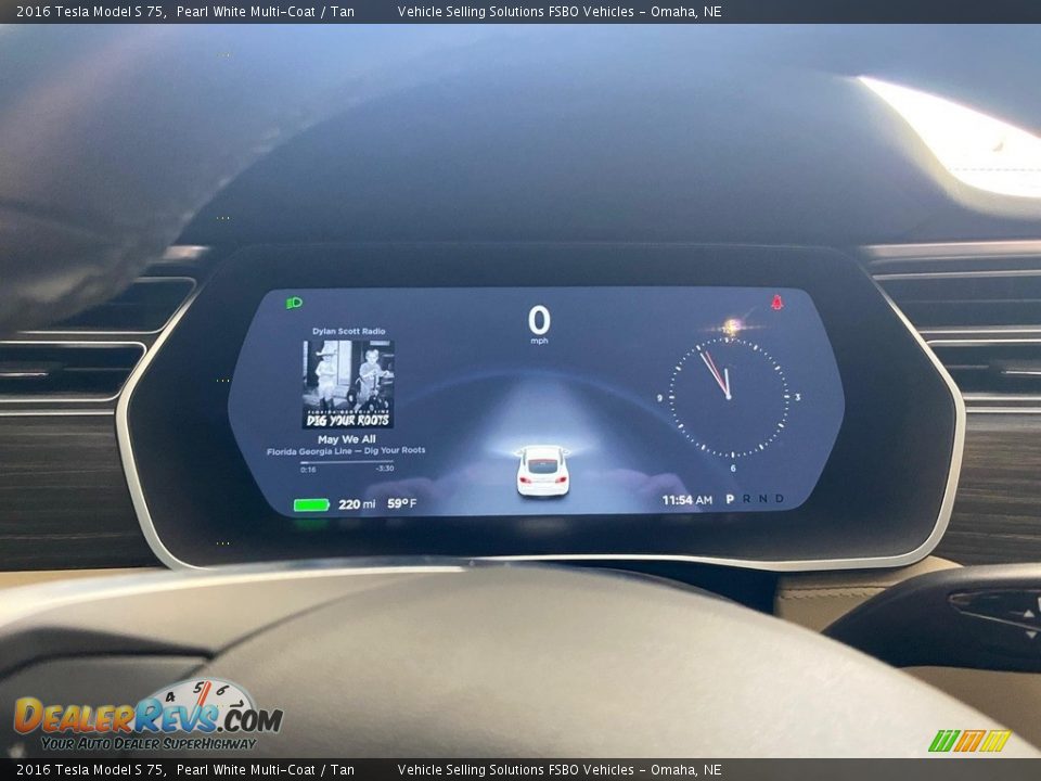 2016 Tesla Model S 75 Gauges Photo #3