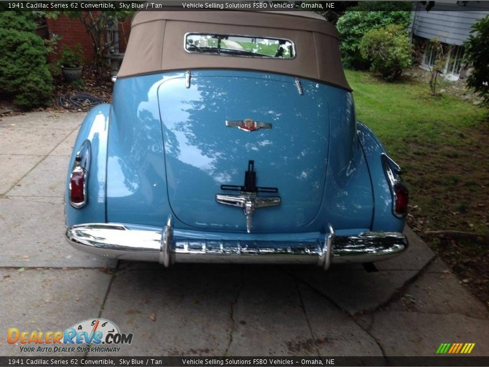 1941 Cadillac Series 62 Convertible Sky Blue / Tan Photo #16