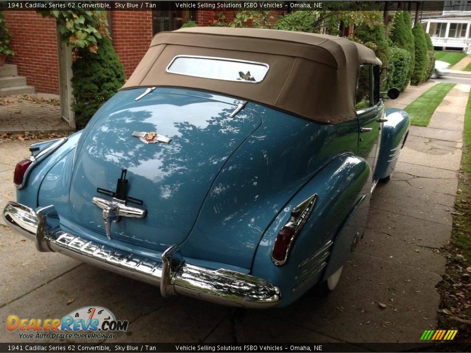 1941 Cadillac Series 62 Convertible Sky Blue / Tan Photo #19