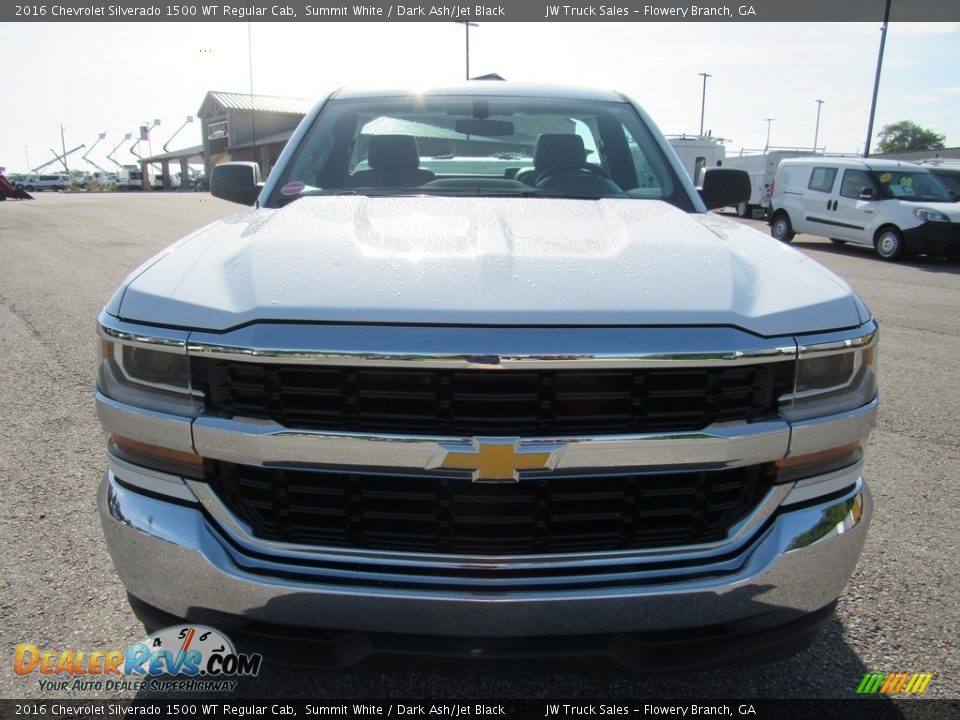 2016 Chevrolet Silverado 1500 WT Regular Cab Summit White / Dark Ash/Jet Black Photo #10