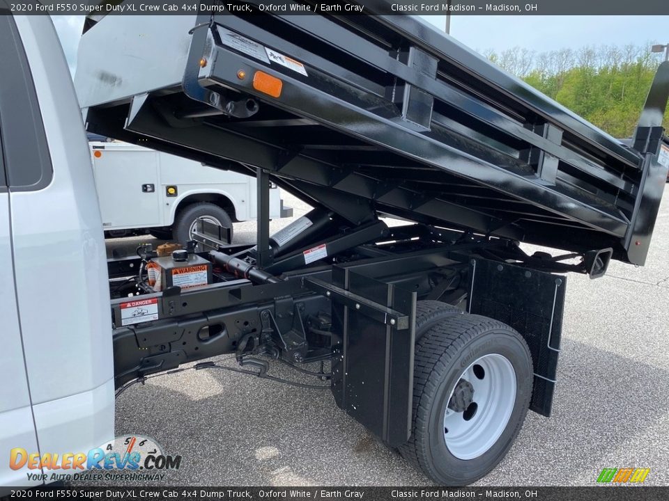 Undercarriage of 2020 Ford F550 Super Duty XL Crew Cab 4x4 Dump Truck Photo #4
