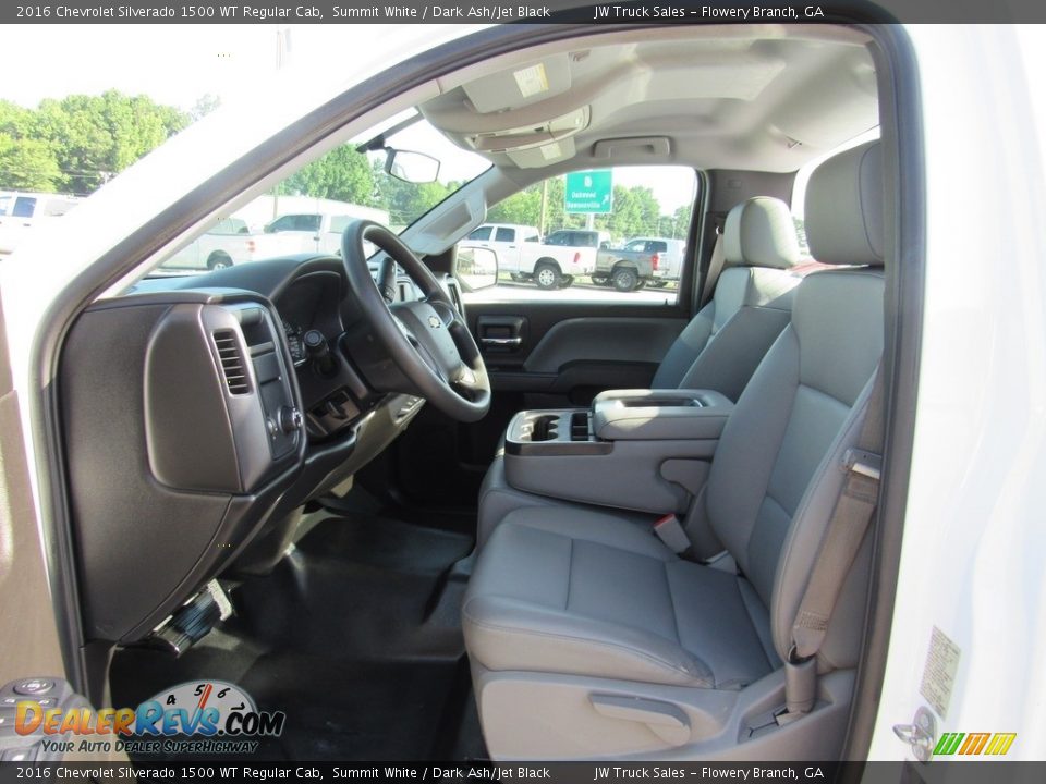 Front Seat of 2016 Chevrolet Silverado 1500 WT Regular Cab Photo #12