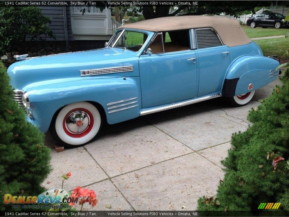 Sky Blue 1941 Cadillac Series 62 Convertible Photo #24