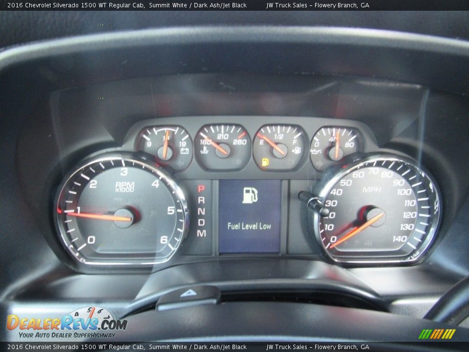 2016 Chevrolet Silverado 1500 WT Regular Cab Gauges Photo #17