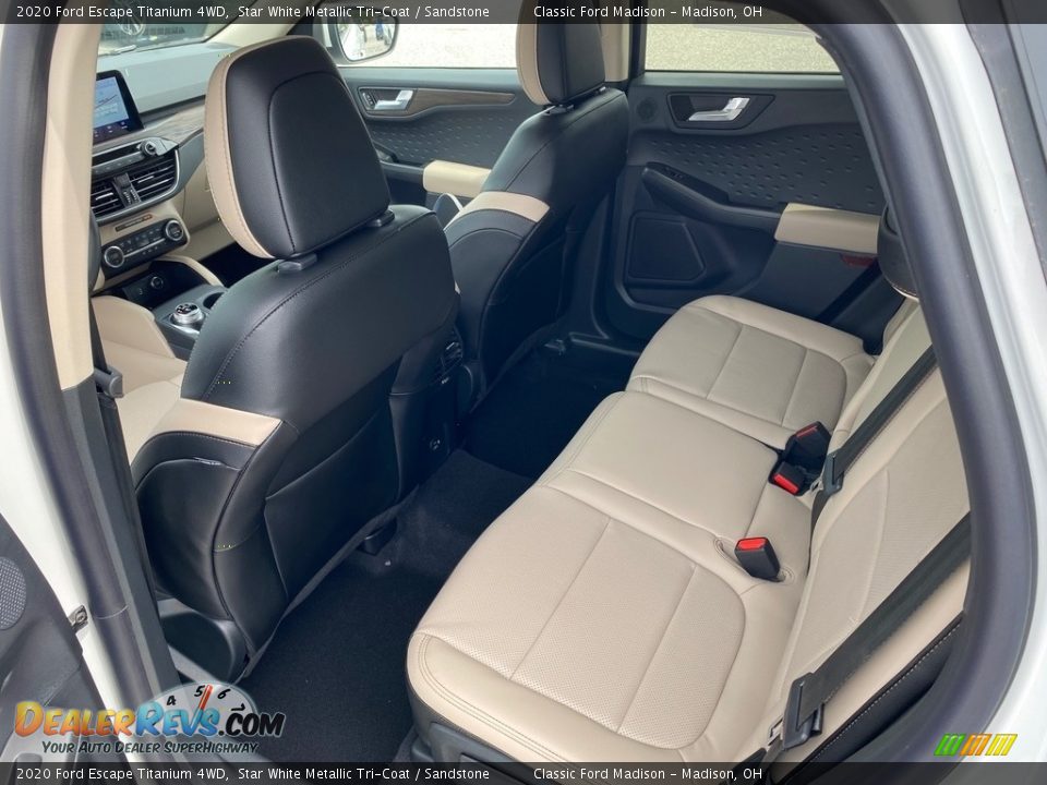 Rear Seat of 2020 Ford Escape Titanium 4WD Photo #5