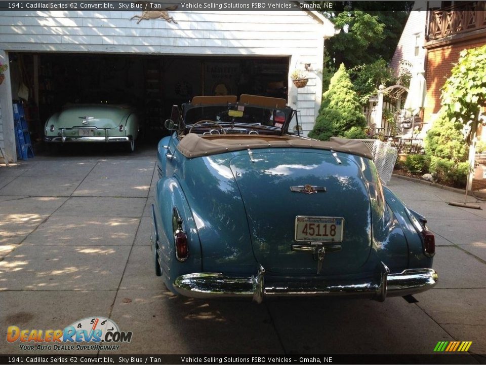 1941 Cadillac Series 62 Convertible Sky Blue / Tan Photo #31