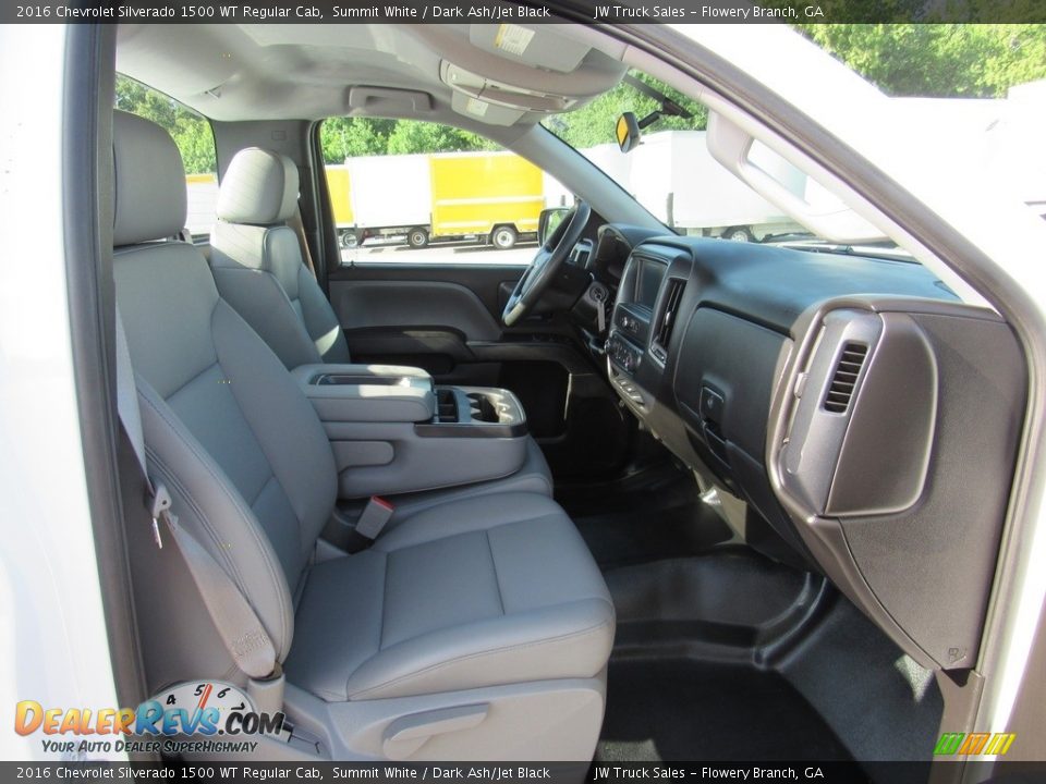 Dark Ash/Jet Black Interior - 2016 Chevrolet Silverado 1500 WT Regular Cab Photo #25