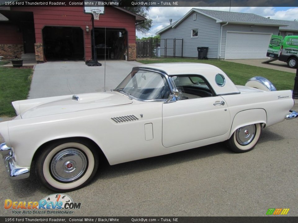Colonial White 1956 Ford Thunderbird Roadster Photo #2