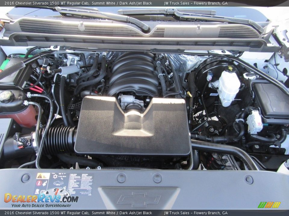 2016 Chevrolet Silverado 1500 WT Regular Cab 4.3 Liter DI OHV 12-Valve VVT EcoTec3 V6 Engine Photo #28