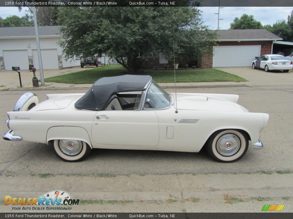 Colonial White 1956 Ford Thunderbird Roadster Photo #6