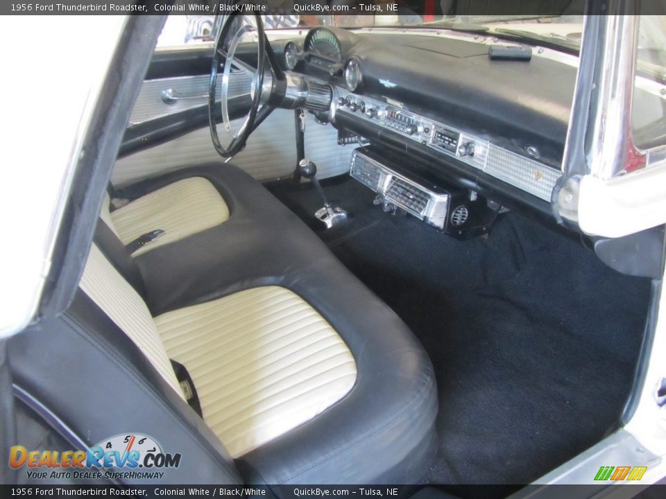 Black/White Interior - 1956 Ford Thunderbird Roadster Photo #14