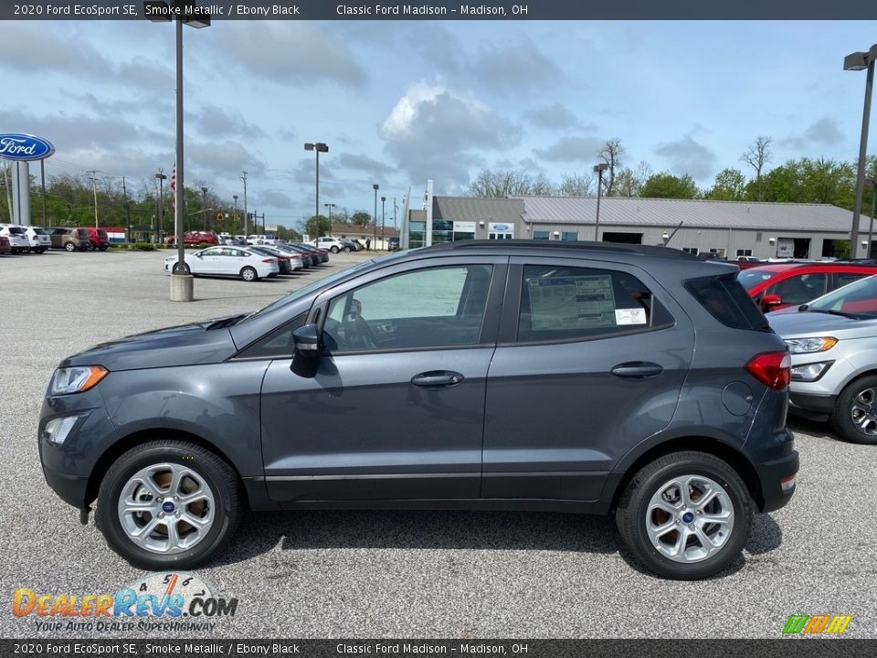 2020 Ford EcoSport SE Smoke Metallic / Ebony Black Photo #6