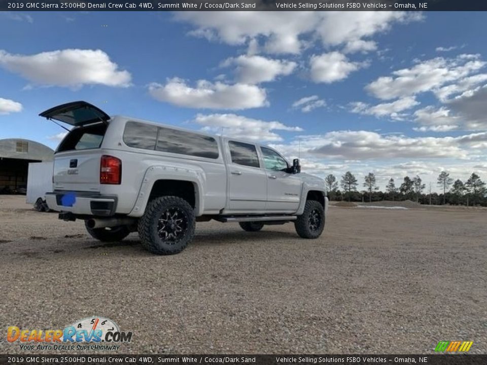 2019 GMC Sierra 2500HD Denali Crew Cab 4WD Summit White / Cocoa/Dark Sand Photo #4