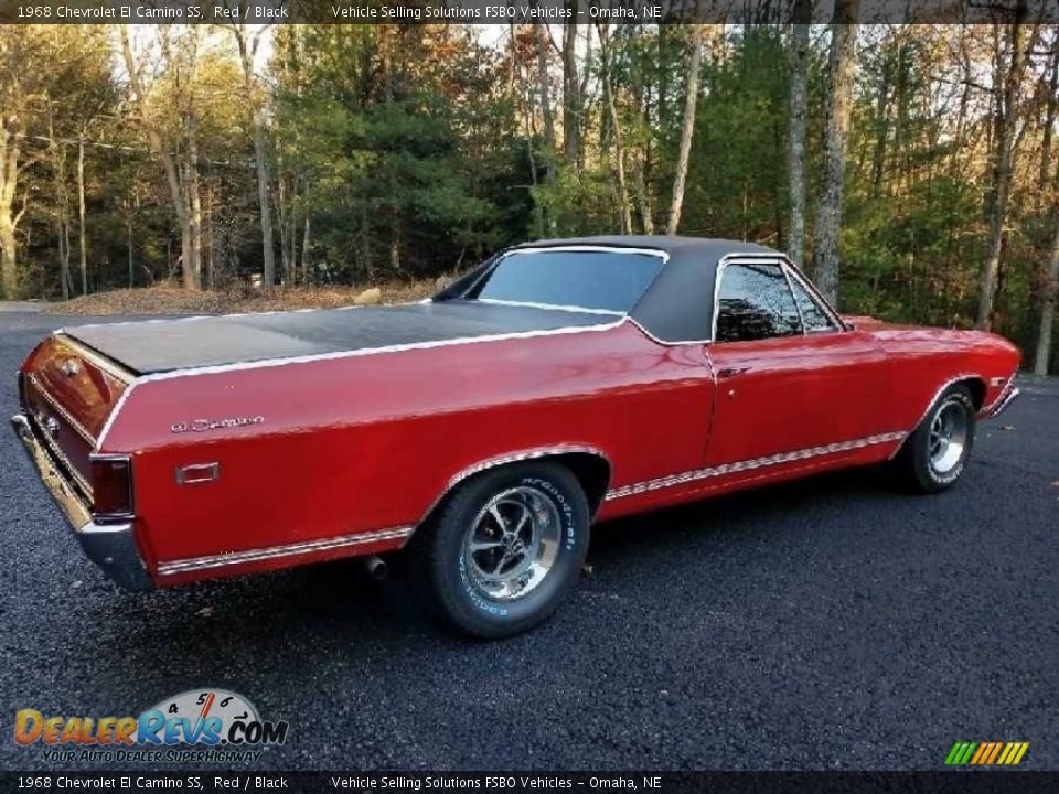 Red 1968 Chevrolet El Camino SS Photo #5