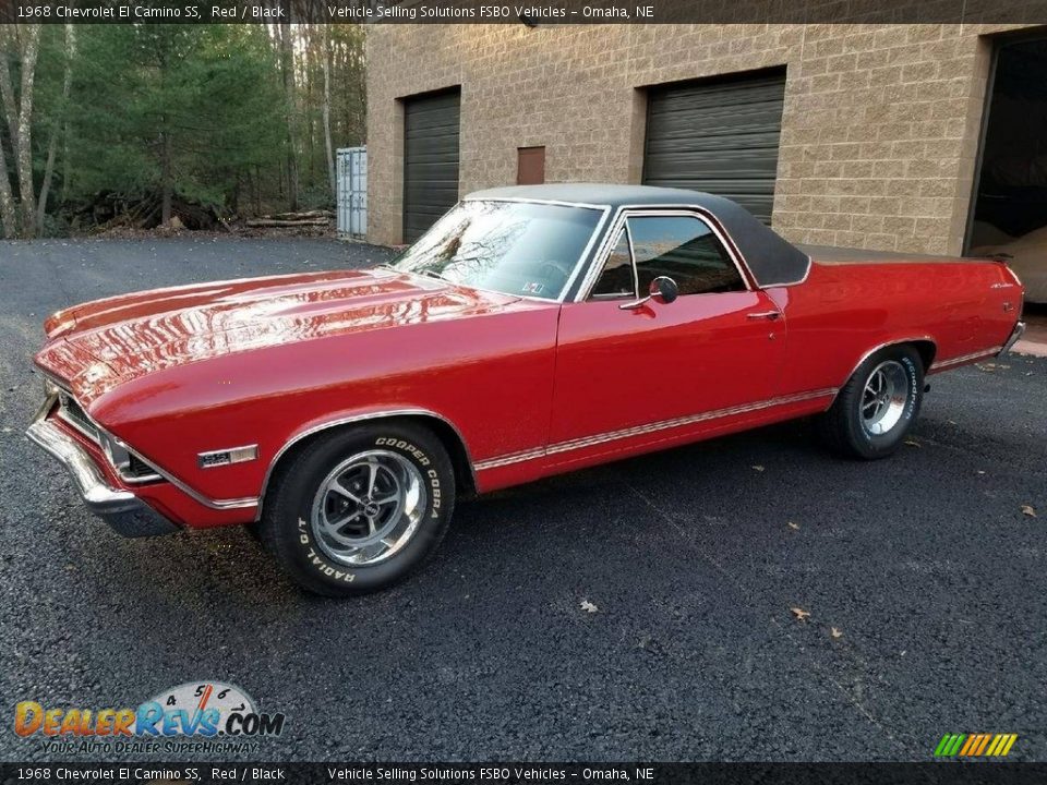 Red 1968 Chevrolet El Camino SS Photo #6