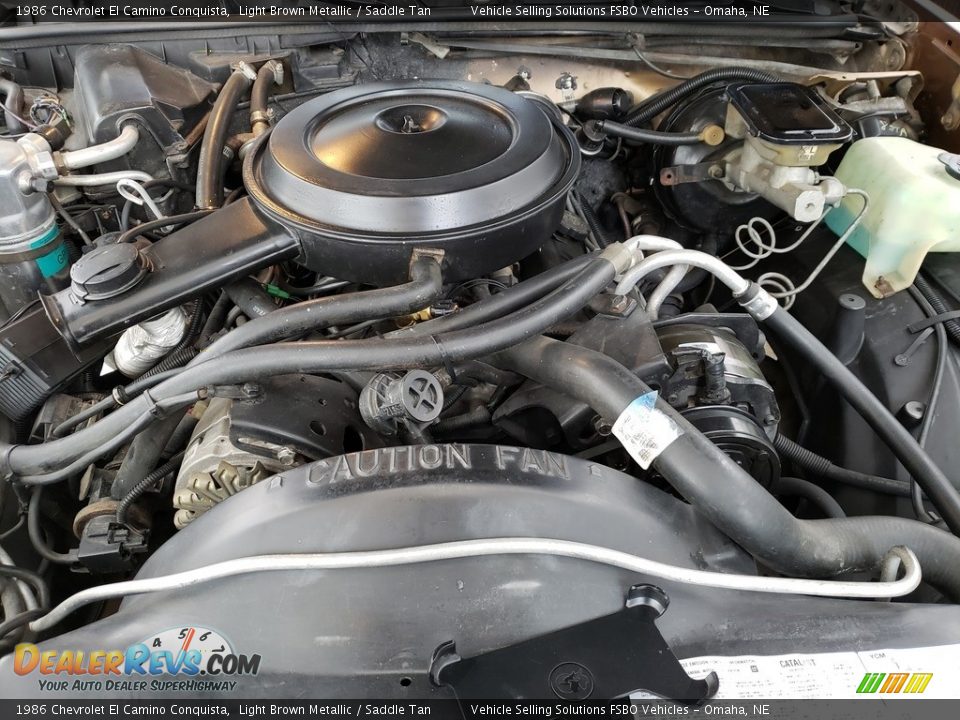 1986 Chevrolet El Camino Conquista 4.3 Liter OHV 12-Valve LB4 V6 Engine Photo #4