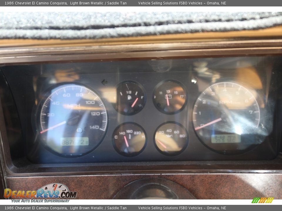 1986 Chevrolet El Camino Conquista Gauges Photo #6