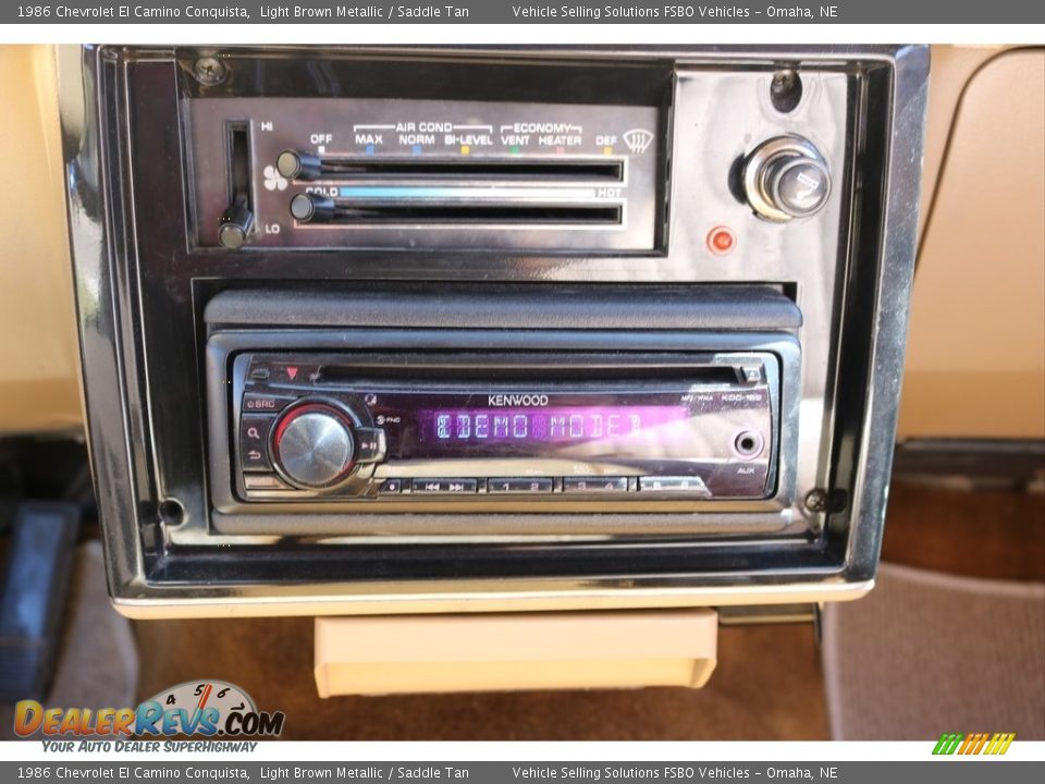 Controls of 1986 Chevrolet El Camino Conquista Photo #7