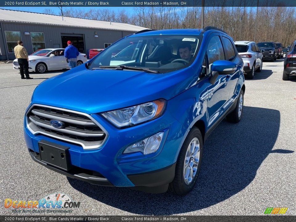 2020 Ford EcoSport SE Blue Candy Metallic / Ebony Black Photo #1