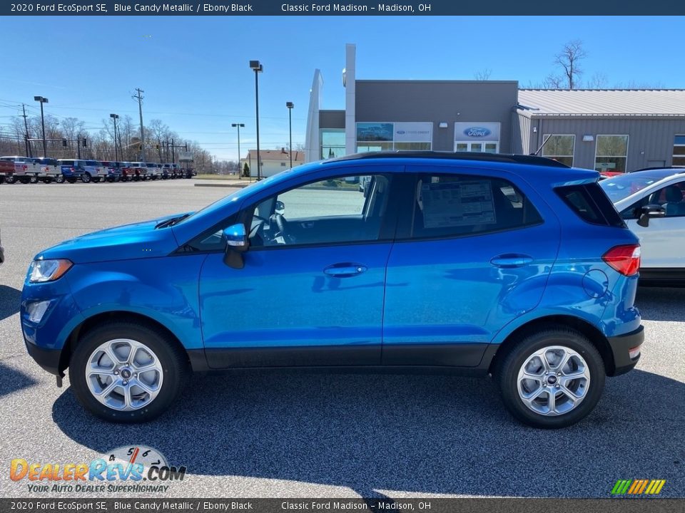 2020 Ford EcoSport SE Blue Candy Metallic / Ebony Black Photo #2