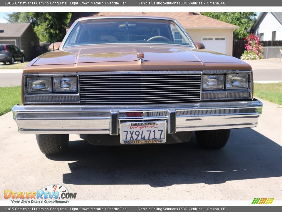 1986 Chevrolet El Camino Conquista Light Brown Metallic / Saddle Tan Photo #10