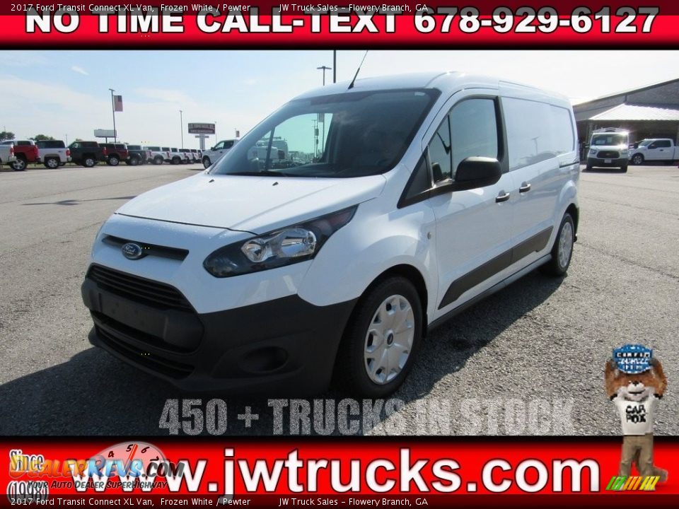 2017 Ford Transit Connect XL Van Frozen White / Pewter Photo #1